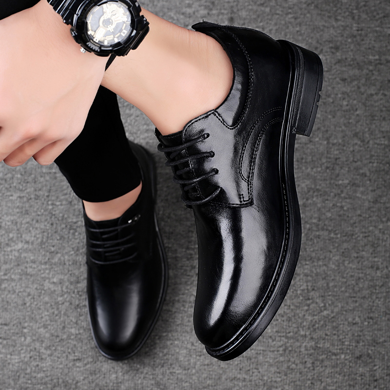 Zapatos Casuales de Cuero con  - Men'S Shoes Qn reseña y precio